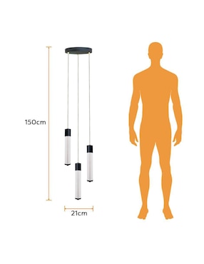 Lámpara colgante LED Tecnolite Hadeus II