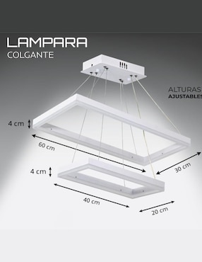 Lámpara colgante LED La Luz De Victoria