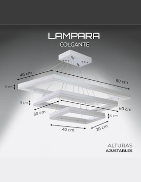 Lámpara colgante LED La Luz De Victoria