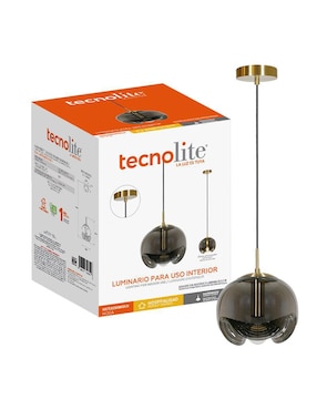 Lámpara colgante Tecnolite incandescente y led