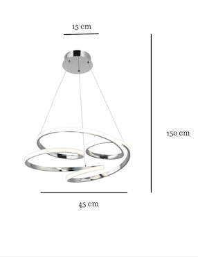 Lámpara colgante LED La Luz De Victoria