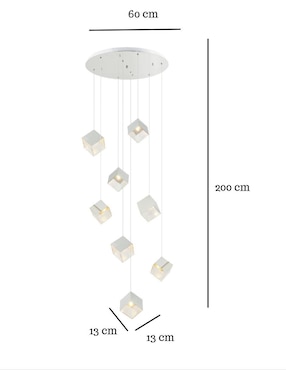 Lámpara colgante LED La Luz De Victoria
