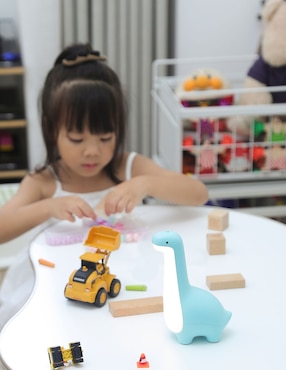 Lámpara de mesa LED Haus Kids Dino