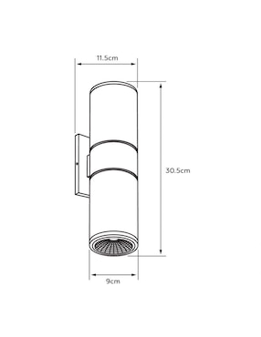 Arbotante LED Tecnolite Bango III