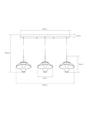 Lámpara colgante LED Tecnolite