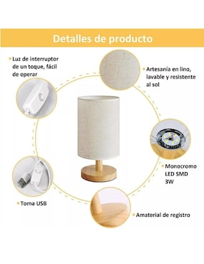Lampara mesa Genérica led