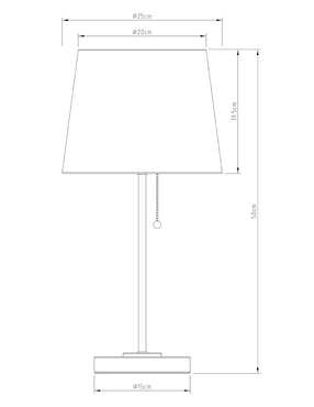 Lámpara de mesa LED Bluebell & Co. Marat