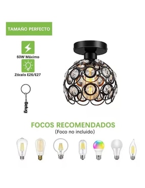 Lámpara colgante Genérica led