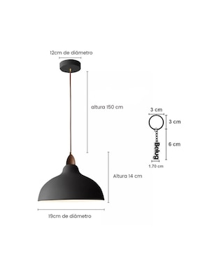 Lámpara de techo LED Genérica 3 piezas