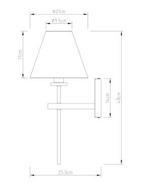 Arbotante LED N Narrative