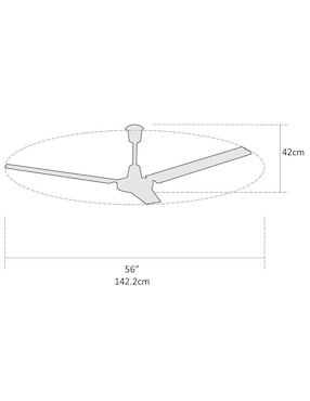 Ventilador de techo Coolfan 5 velocidades