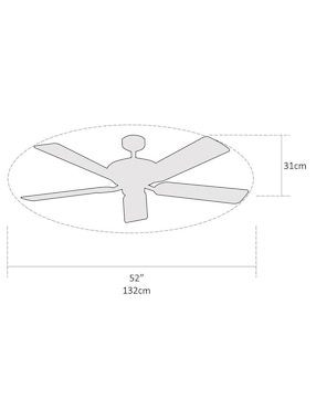 Ventilador de techo Coolfan 3 velocidades
