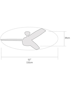 Ventilador de techo Coolfan 3 velocidades