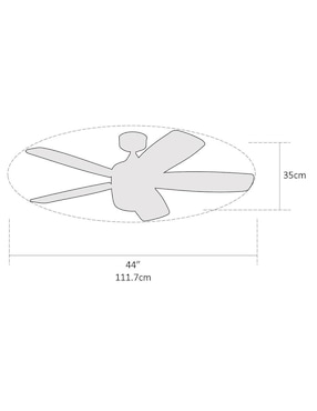 Ventilador de techo Coolfan 3 velocidades