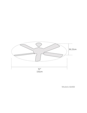 Ventilador de techo Coolfan 3 velocidades