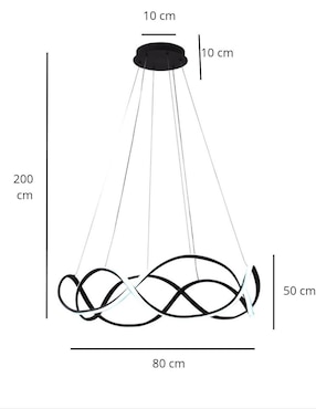 Lámpara colgante LED La Luz De Victoria