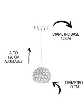 Lámpara colgante LED Gamalux
