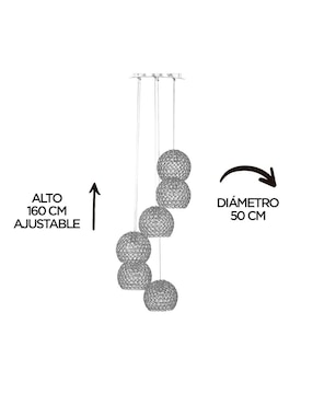 Lámpara colgante LED Gamalux