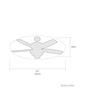 Ventilador de techo Coolfan 3 velocidades