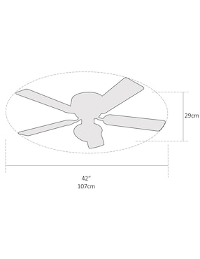 Ventilador de techo Coolfan 3 velocidades