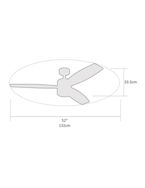 Ventilador de techo Coolfan 3 velocidades