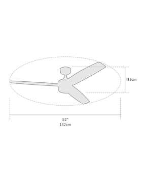 Ventilador de techo Coolfan 3 velocidades