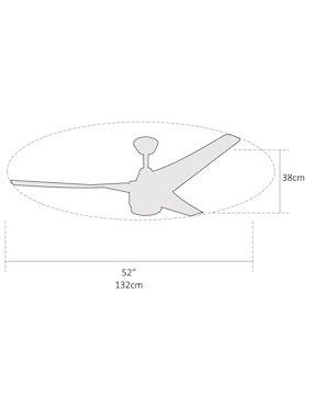 Ventilador de techo Coolfan 3 velocidades
