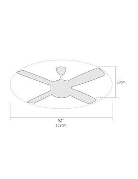 Ventilador de techo Coolfan 3 velocidades
