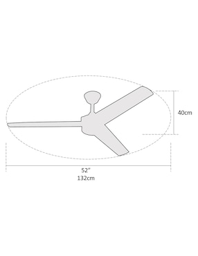 Ventilador de techo Coolfan 3 velocidades