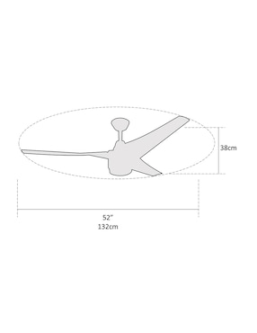Ventilador de techo Coolfan 3 velocidades