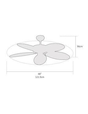 Ventilador de techo Coolfan 3 velocidades