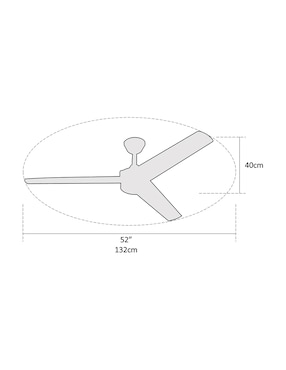 Ventilador de techo Coolfan 3 velocidades