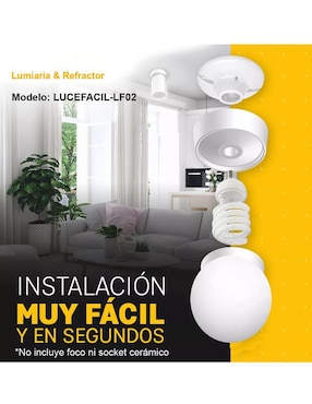 Lampara colgante blanca Genérica