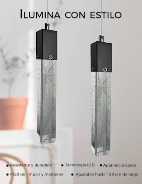 Lámpara colgante LED Gamalux