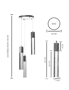 Lampara colgante LED Gamalux