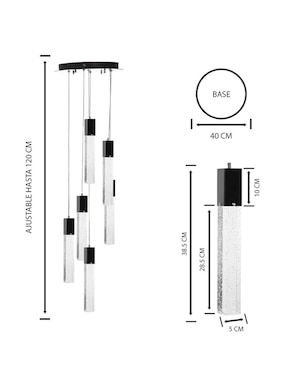 Lampara colgante LED Gamalux