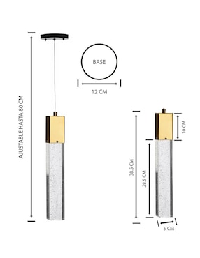 Lampara colgante LED Gamalux