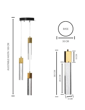 Lampara colgante LED Gamalux