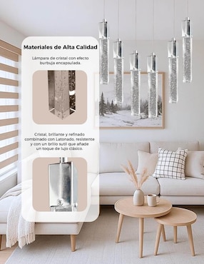 Lámpara colgante LED Gamalux