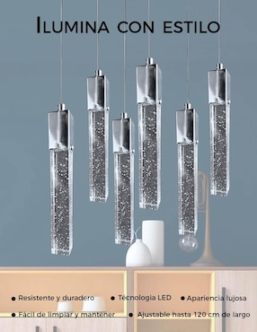 Lámpara colgante LED Gamalux