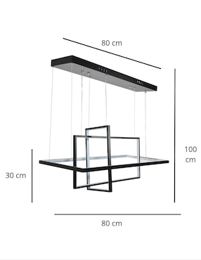 Lámpara colgante La Luz De Victoria led