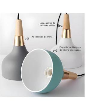 Lámpara colgante Incandescente y LED Wünd