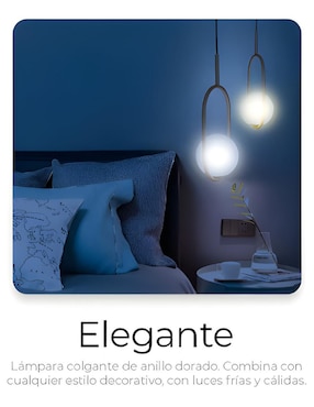 Lámpara colgante Incandescente y LED Wünd