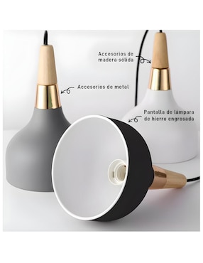 Lámpara colgante Incandescente y LED Wünd