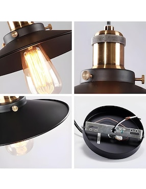 Lámpara colgante Incandescente y LED Wünd