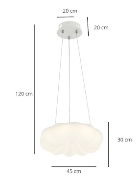 Lámpara colgante La Luz De Victoria led