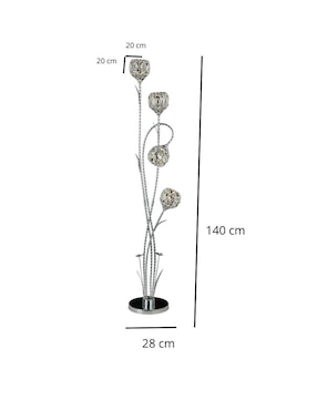 Lámpara de pie LED La Luz De Victoria
