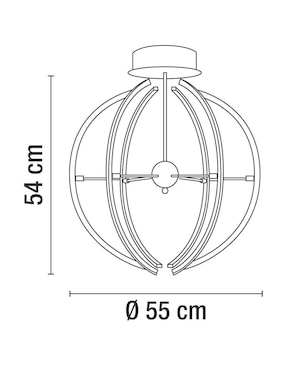 Lámpara colgante LED Calux