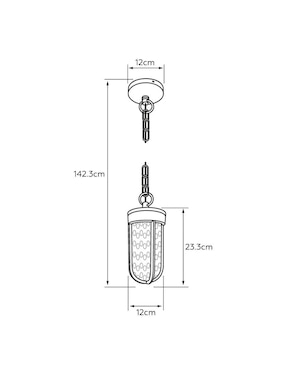 Lámpara colgante Tecnolite led Luna