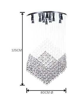 Lámpara colgante LED Gamalux